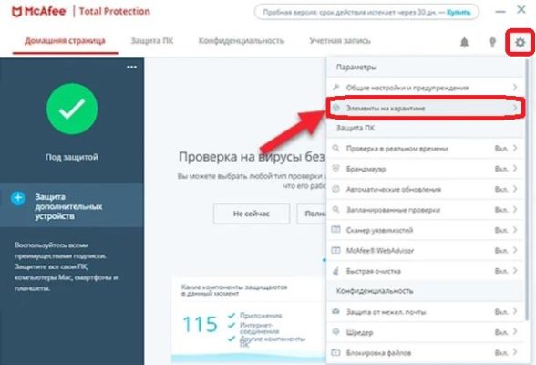 Нужно ли удалять вирусы из карантина dr web